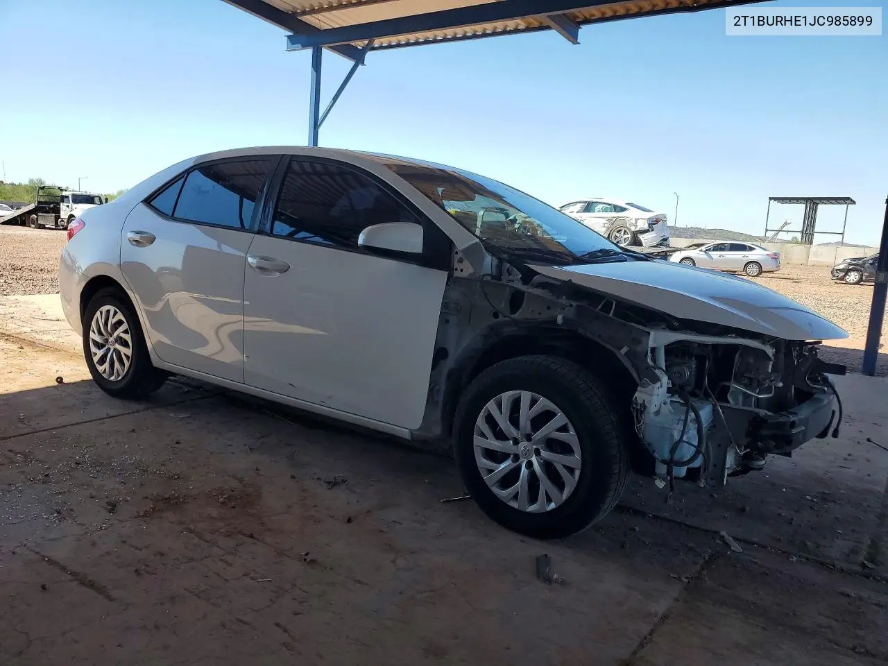 2018 TOYOTA COROLLA VIN 2T1BURHE1JC985899 — фото 4
