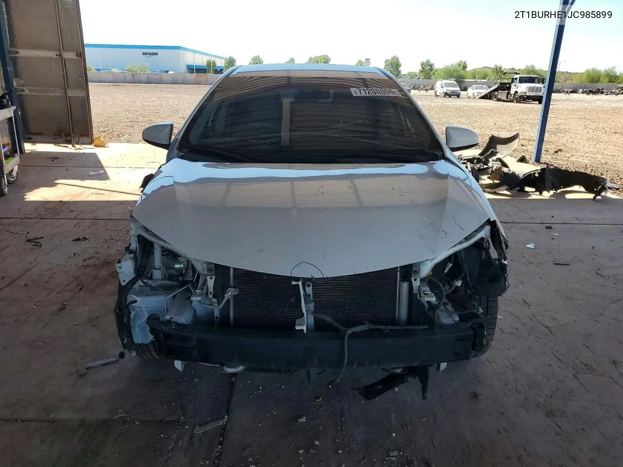 2018 TOYOTA COROLLA VIN 2T1BURHE1JC985899 — фото 5