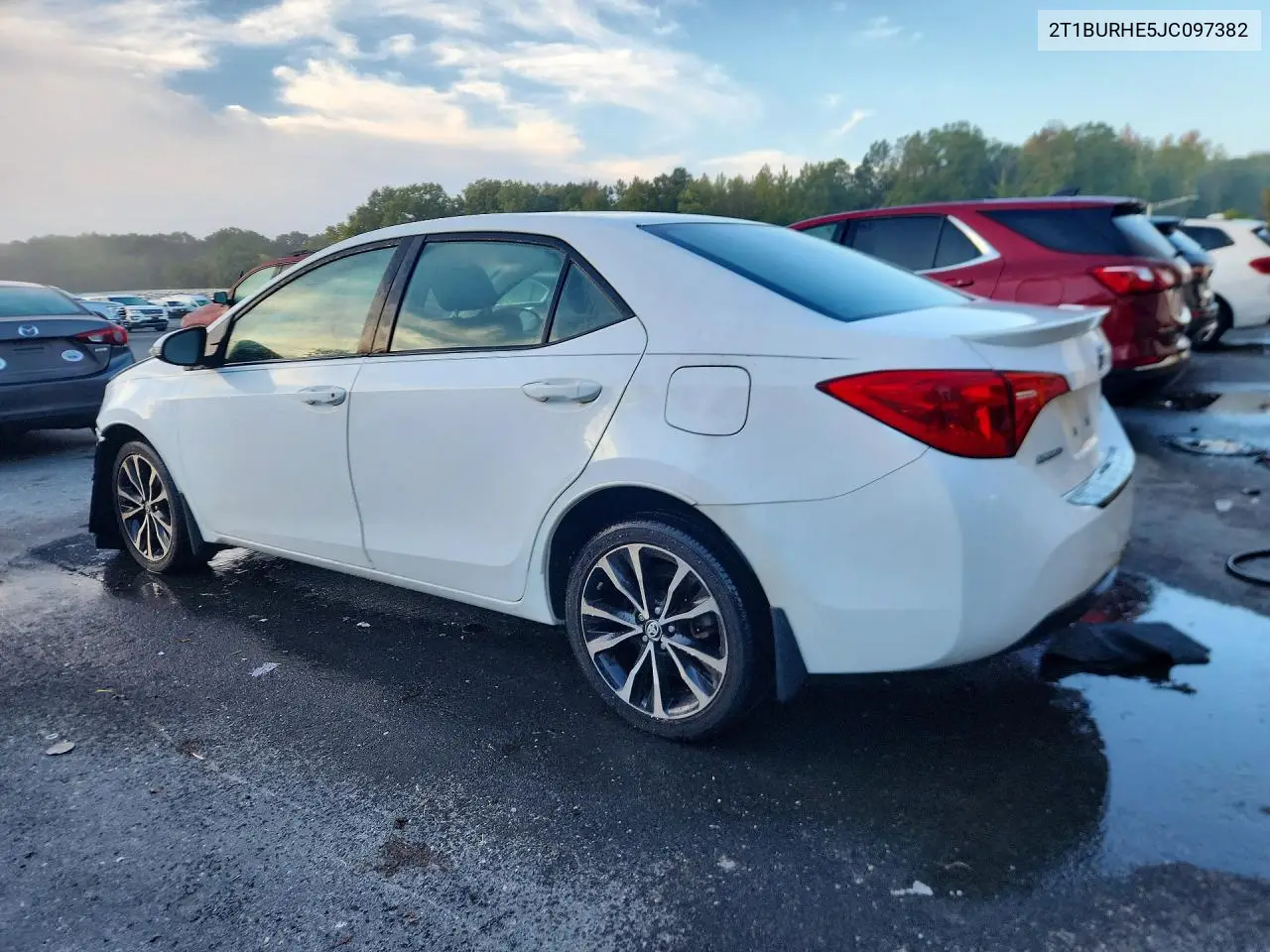 2018 TOYOTA COROLLA VIN 2T1BURHE5JC097382 — фото 2