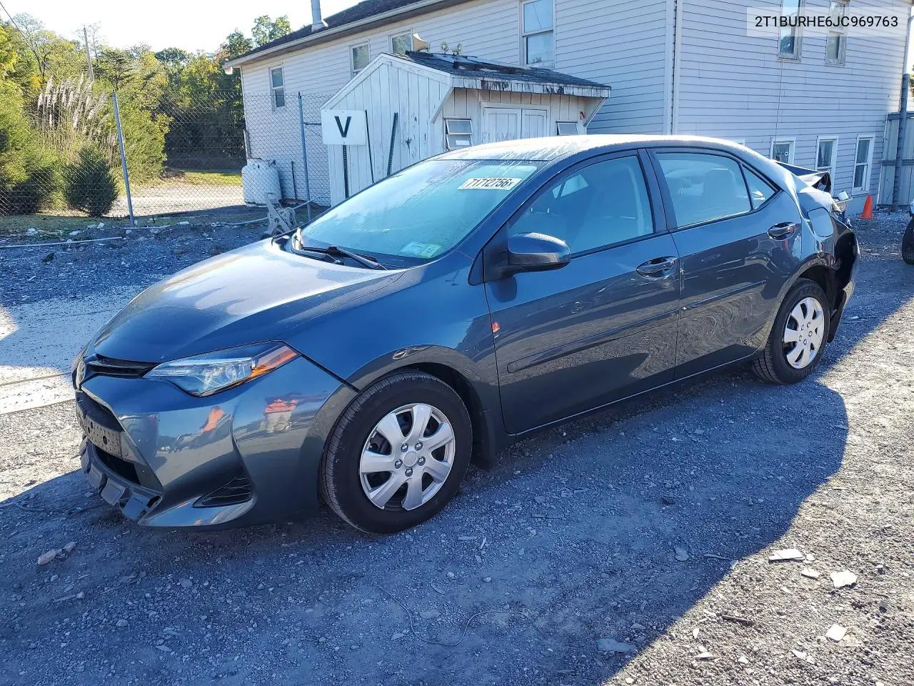 TOYOTA COROLLA 2018, VIN 2T1BURHE6JC969763