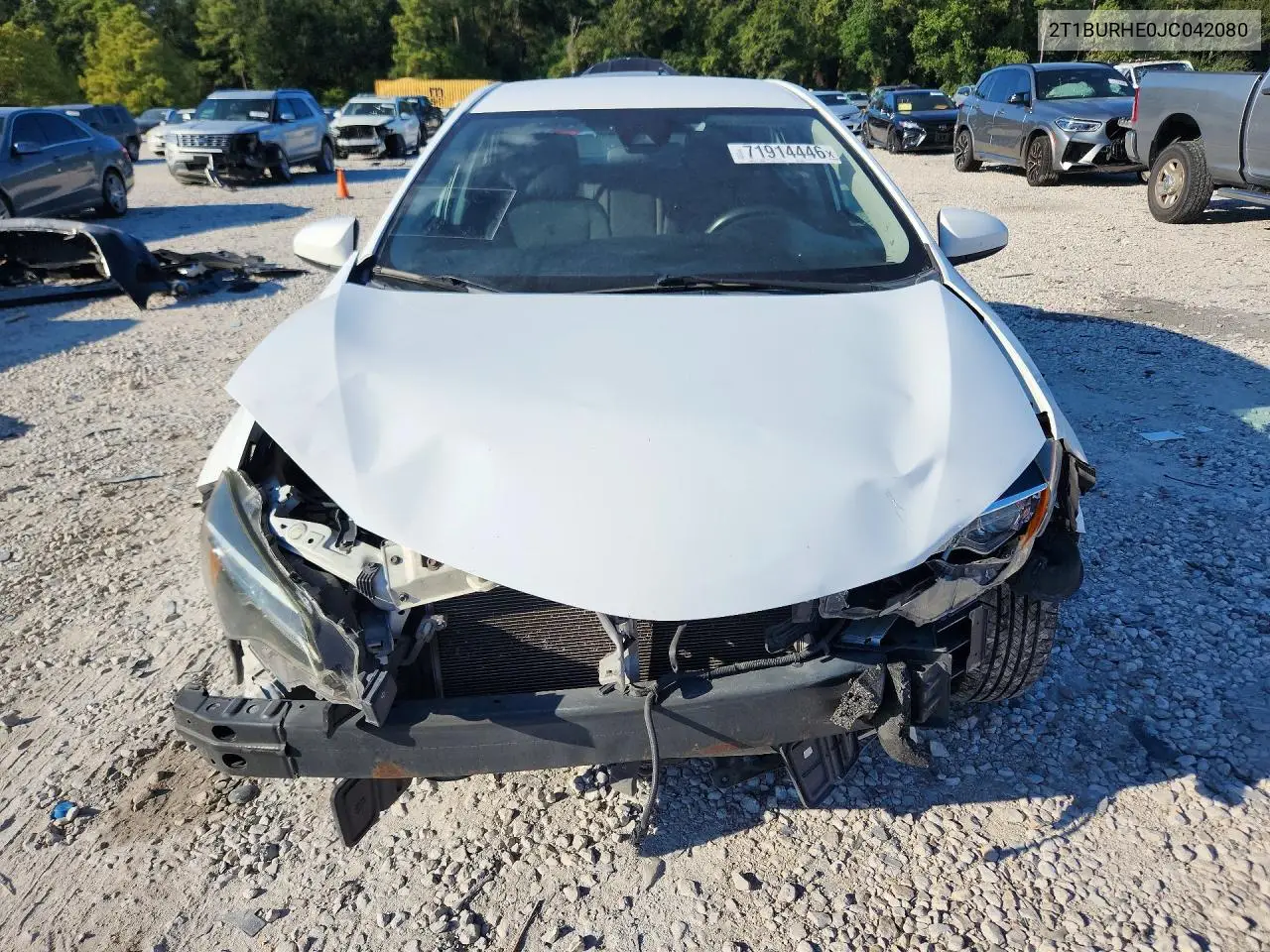 2018 TOYOTA COROLLA VIN 2T1BURHE0JC042080 — фото 5