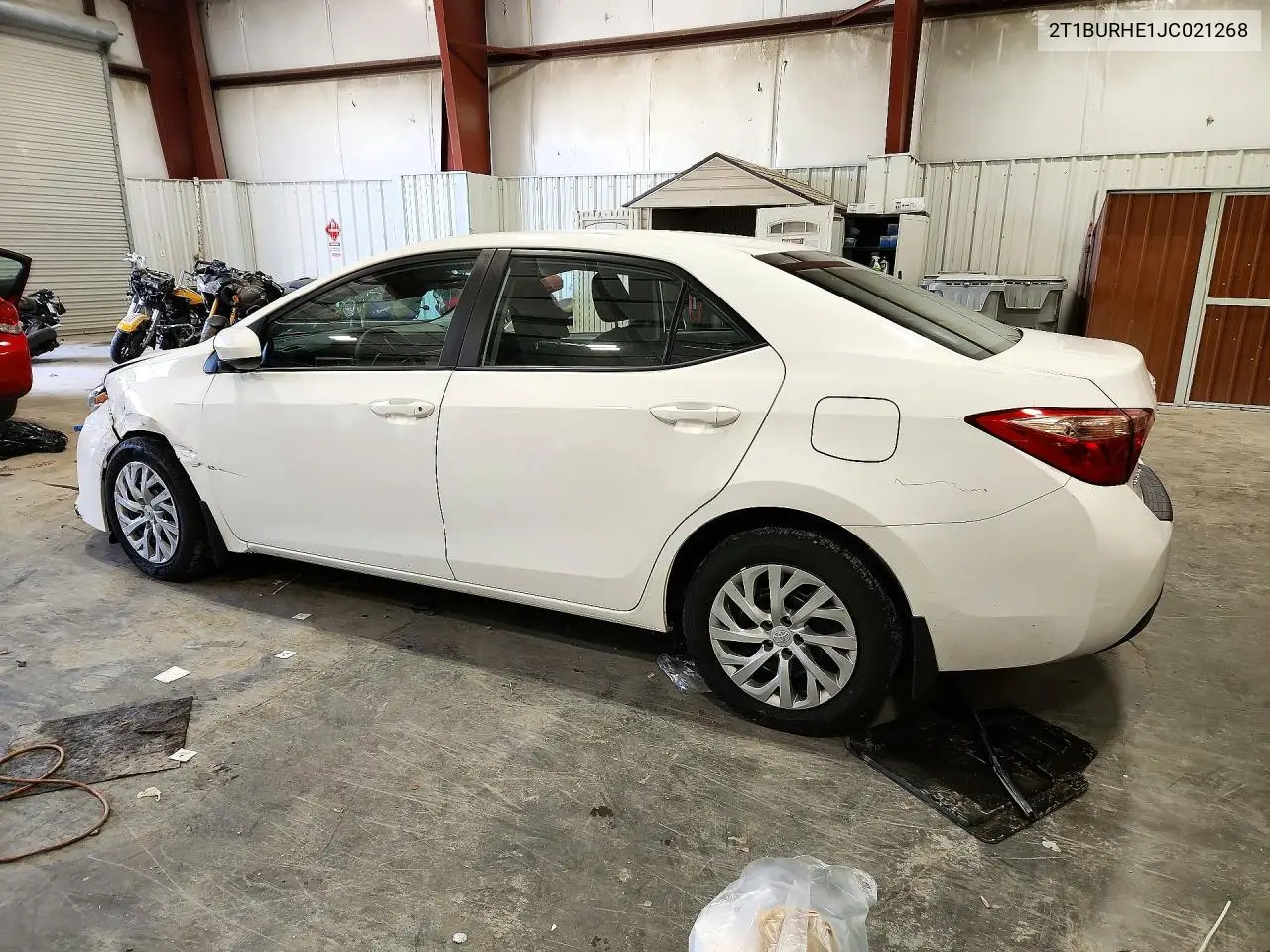 2018 TOYOTA COROLLA VIN 2T1BURHE1JC021268 — фото 2