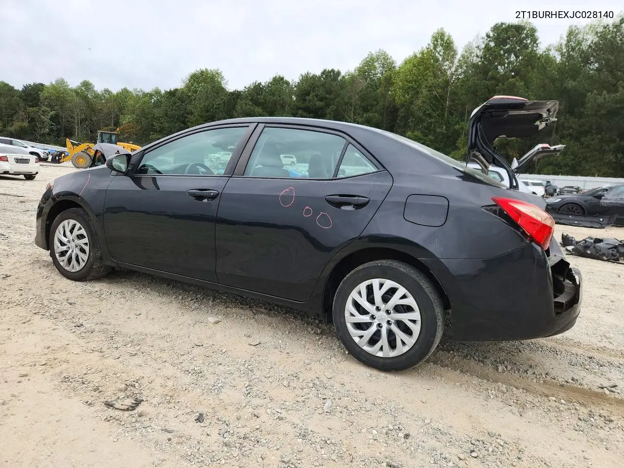 2018 TOYOTA COROLLA VIN 2T1BURHEXJC028140 — фото 2