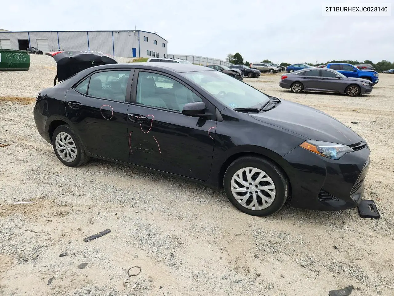 2018 TOYOTA COROLLA VIN 2T1BURHEXJC028140 — фото 4