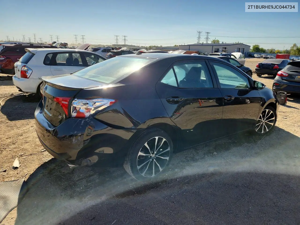 2018 TOYOTA COROLLA VIN 2T1BURHE9JC044734 — фото 3
