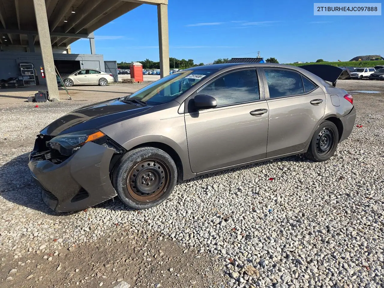 TOYOTA COROLLA 2018, VIN 2T1BURHE4JC097888