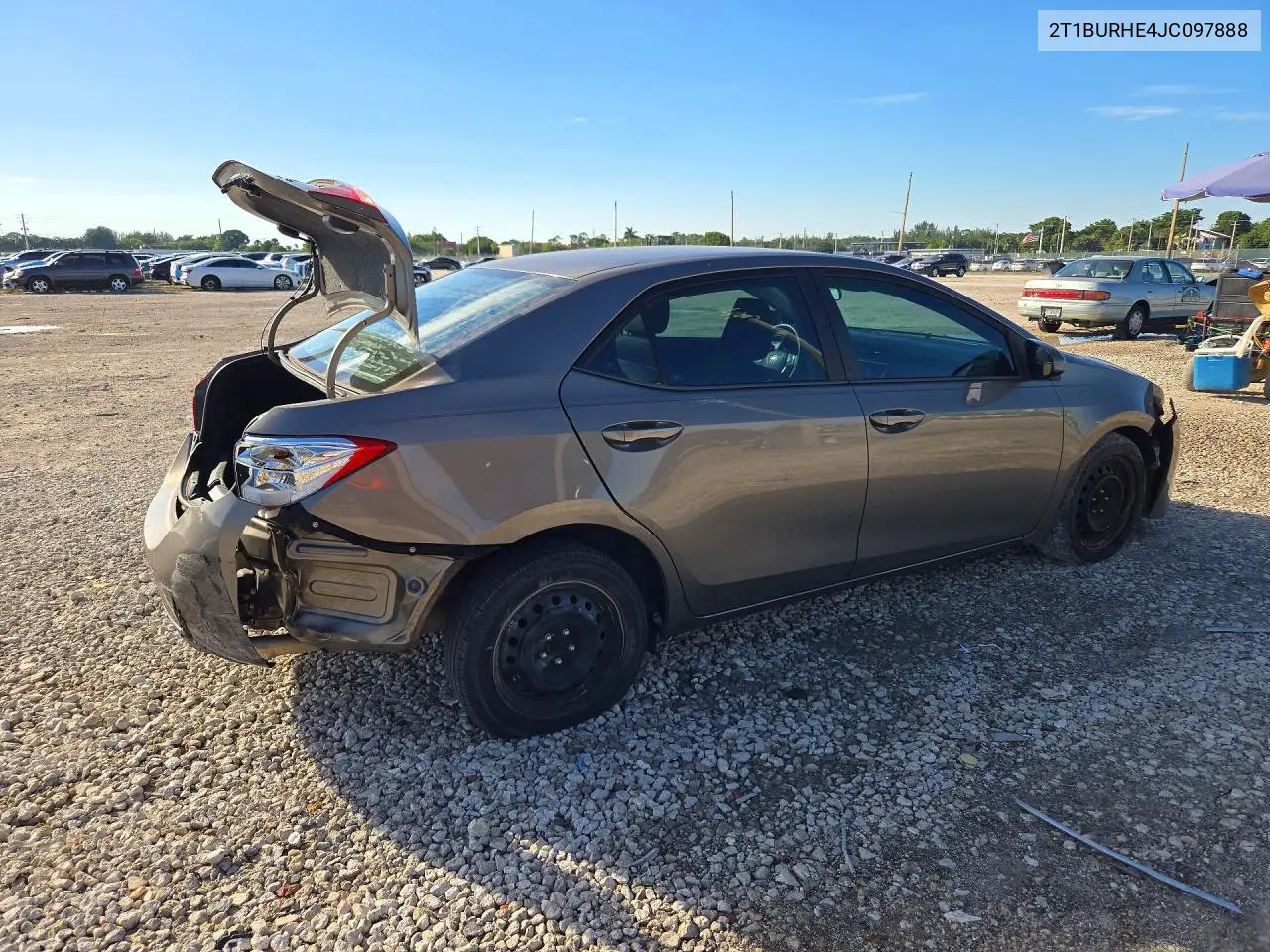 2018 TOYOTA COROLLA VIN 2T1BURHE4JC097888 — фото 3