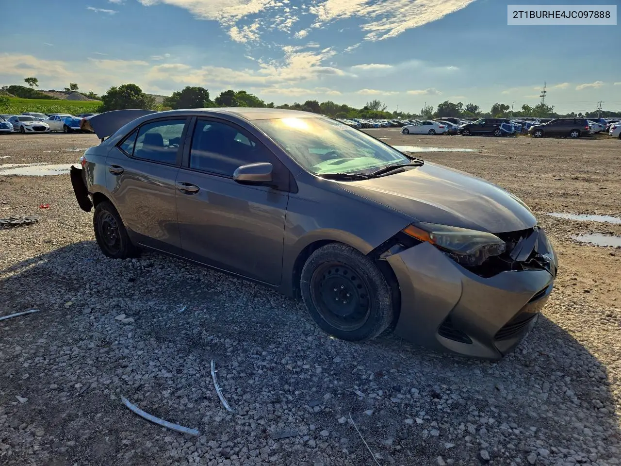 2018 TOYOTA COROLLA VIN 2T1BURHE4JC097888 — фото 4