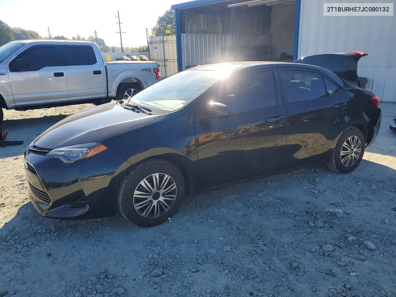 TOYOTA COROLLA 2018, VIN 2T1BURHE7JC080132