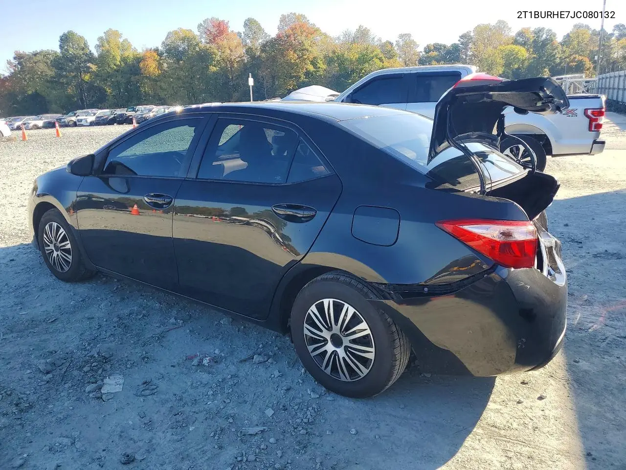 2018 TOYOTA COROLLA VIN 2T1BURHE7JC080132 — фото 2