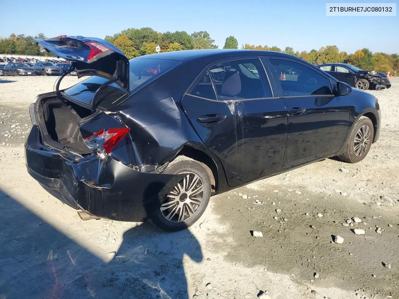 2018 TOYOTA COROLLA VIN 2T1BURHE7JC080132 — фото 3