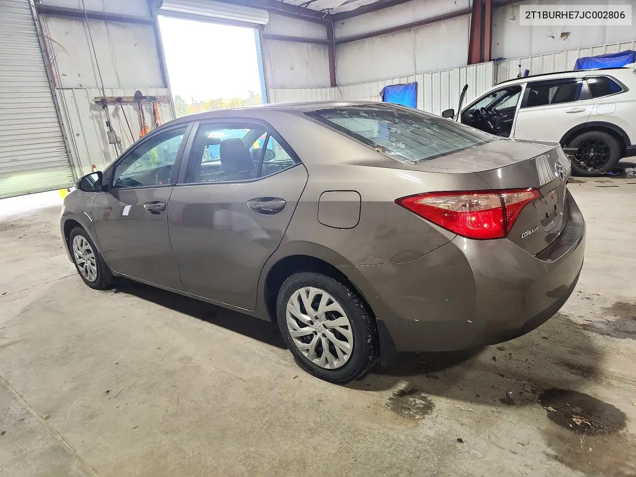 2018 TOYOTA COROLLA VIN 2T1BURHE7JC002806 — фото 2