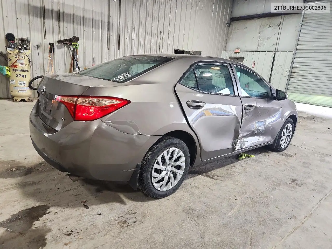 2018 TOYOTA COROLLA VIN 2T1BURHE7JC002806 — фото 3