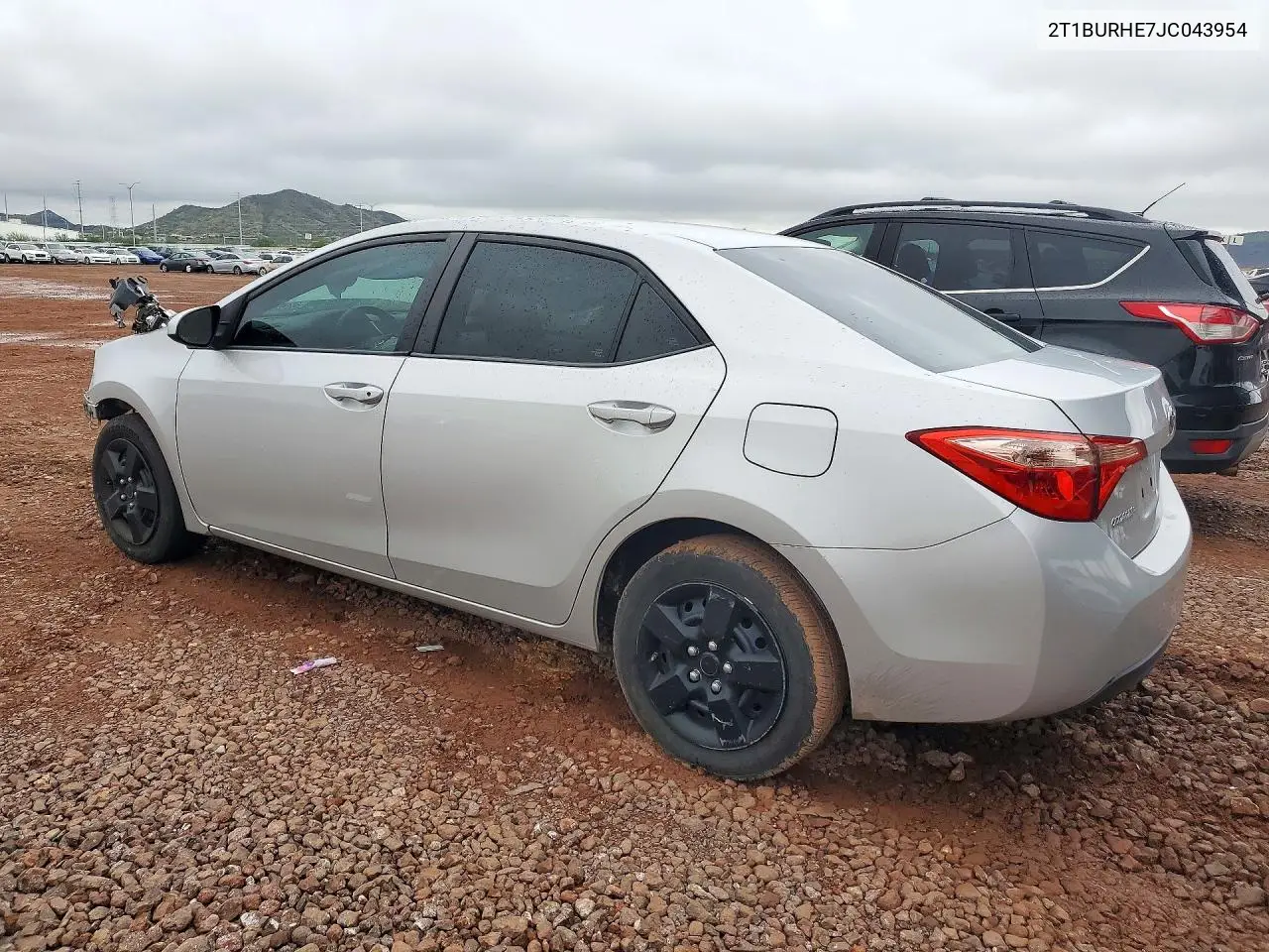 2018 TOYOTA COROLLA VIN 2T1BURHE7JC043954 — фото 2