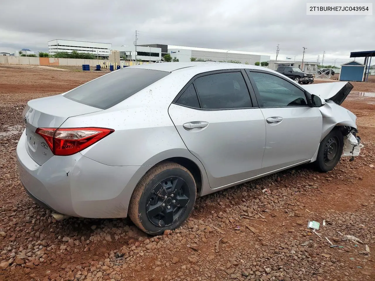 2018 TOYOTA COROLLA VIN 2T1BURHE7JC043954 — фото 3