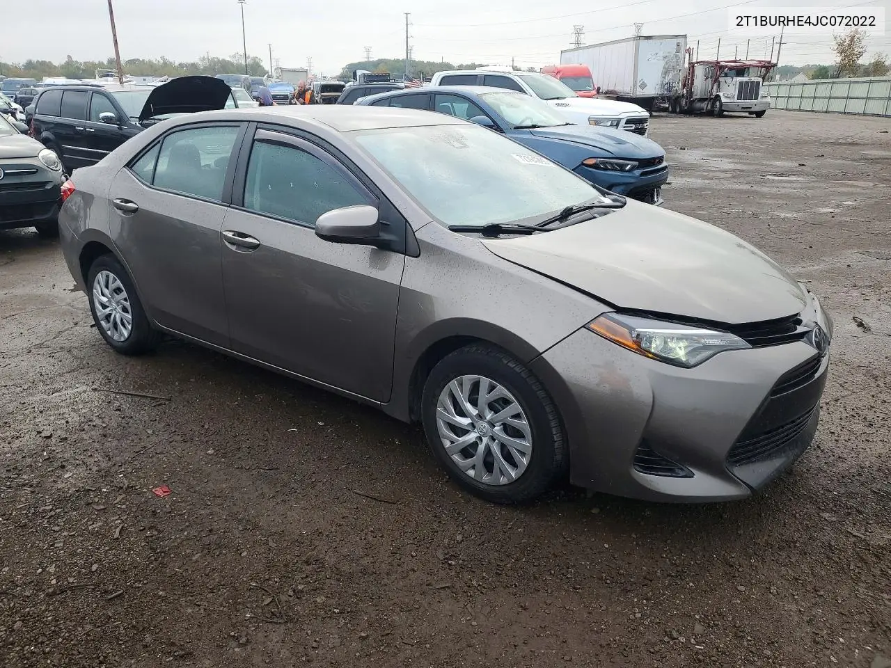 2018 TOYOTA COROLLA VIN 2T1BURHE4JC072022 — фото 4