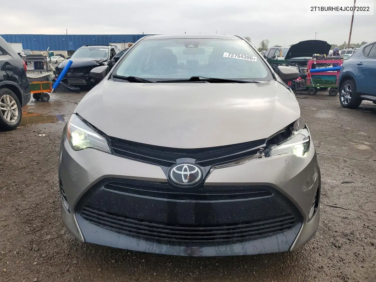2018 TOYOTA COROLLA VIN 2T1BURHE4JC072022 — фото 5