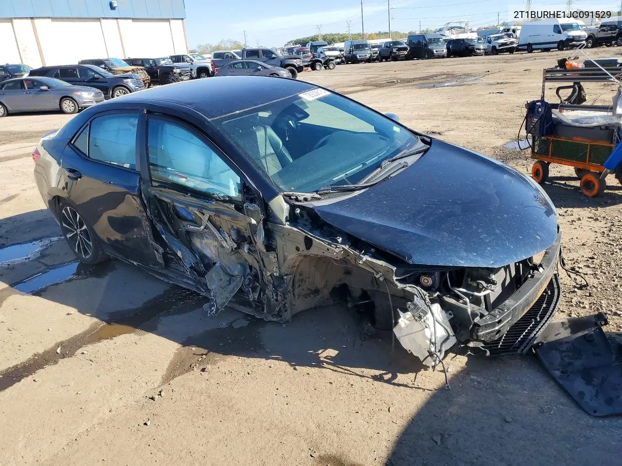 2018 TOYOTA COROLLA VIN 2T1BURHE1JC091529 — фото 4