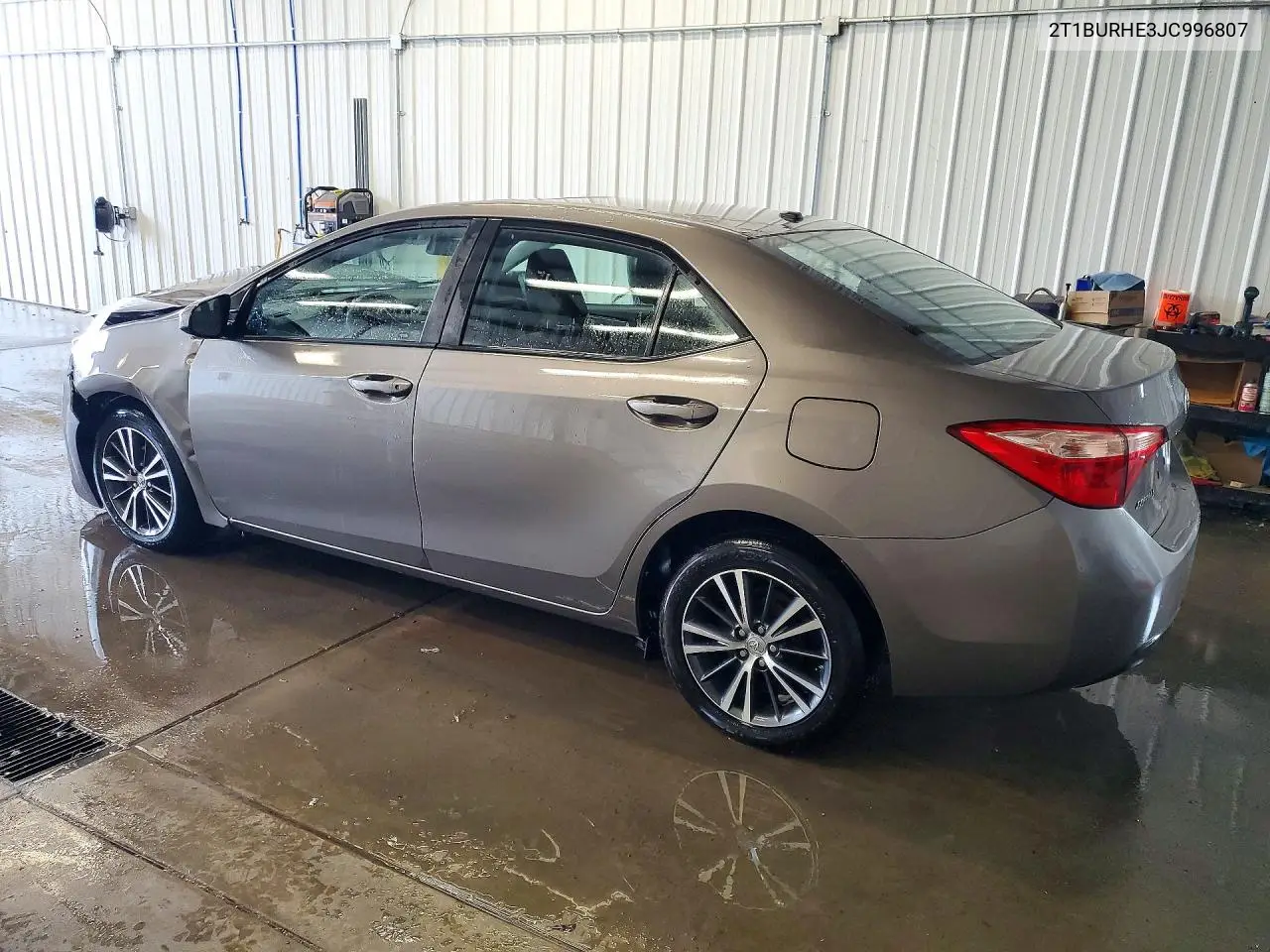 2018 TOYOTA COROLLA VIN 2T1BURHE3JC996807 — фото 2
