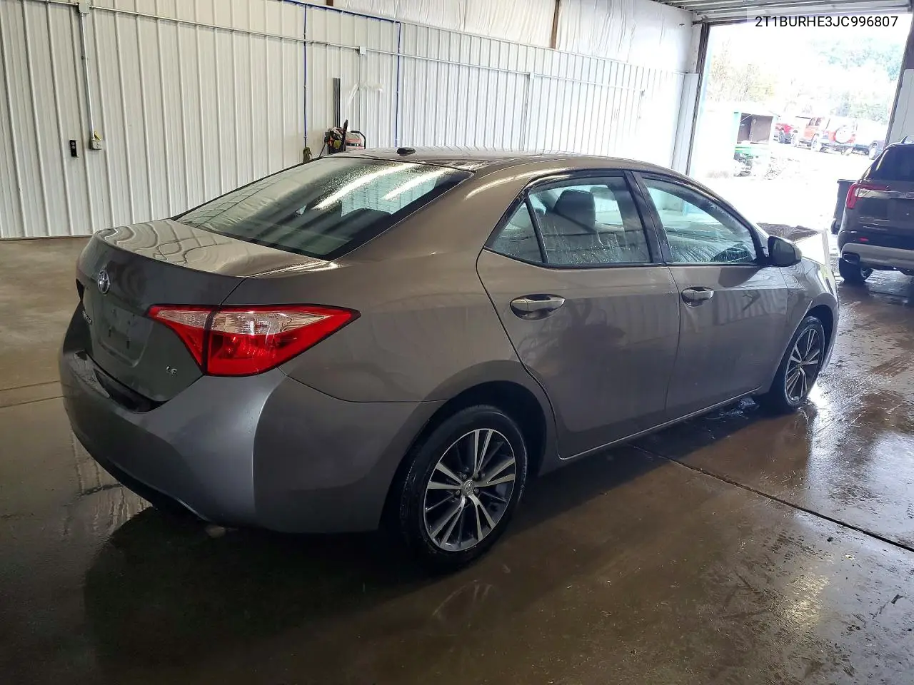 2018 TOYOTA COROLLA VIN 2T1BURHE3JC996807 — фото 3