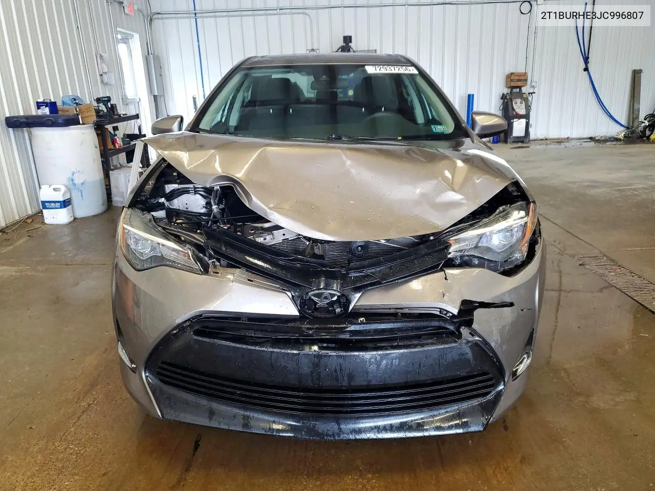2018 TOYOTA COROLLA VIN 2T1BURHE3JC996807 — фото 5