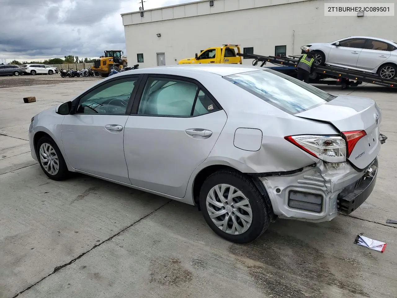 2018 TOYOTA COROLLA VIN 2T1BURHE2JC089501 — фото 2