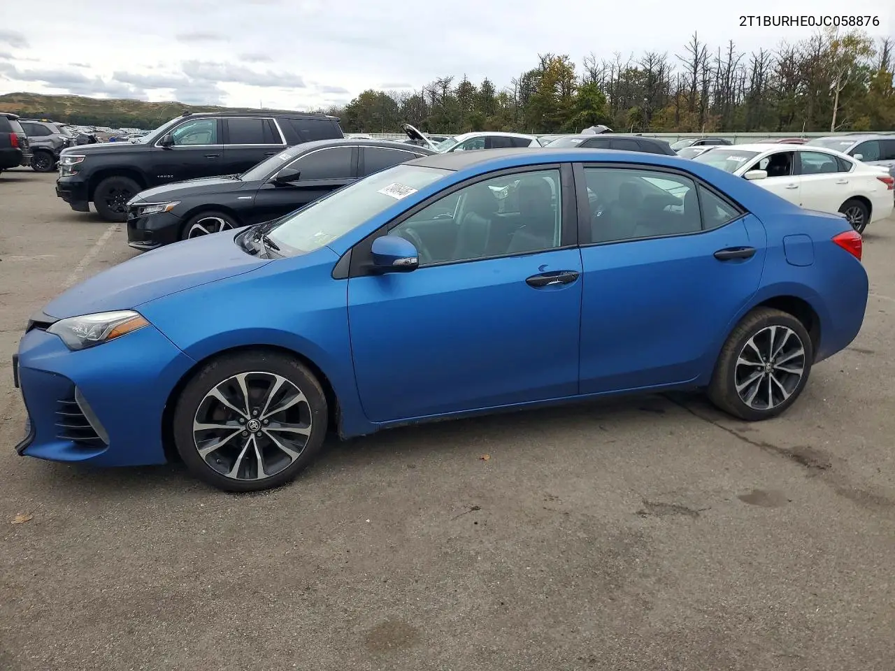 TOYOTA COROLLA 2018, VIN 2T1BURHE0JC058876