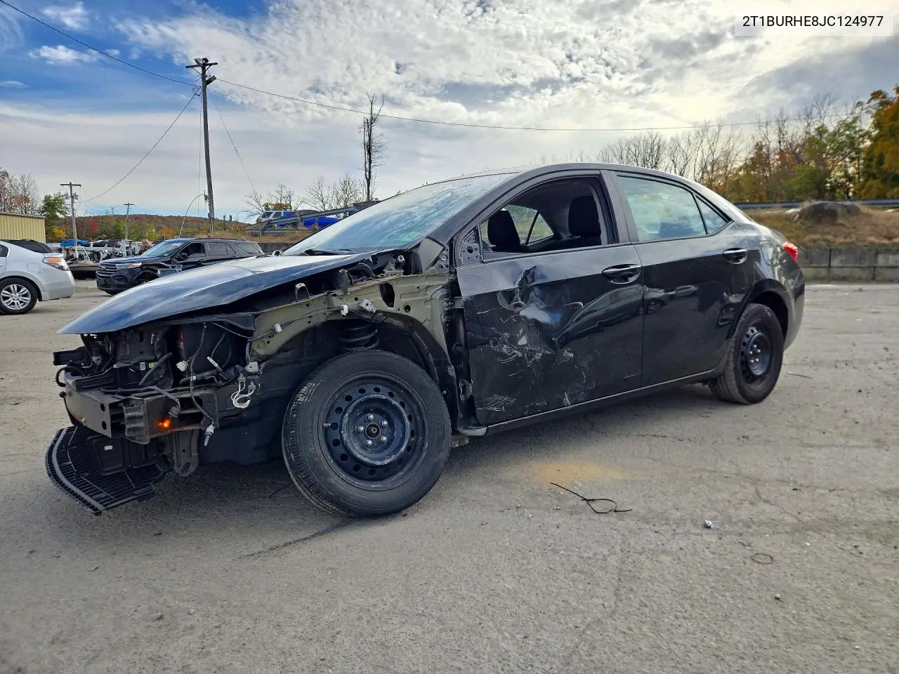 TOYOTA COROLLA 2018, VIN 2T1BURHE8JC124977