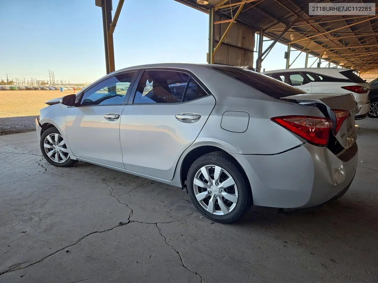 TOYOTA COROLLA 2018, VIN 2T1BURHE7JC112285