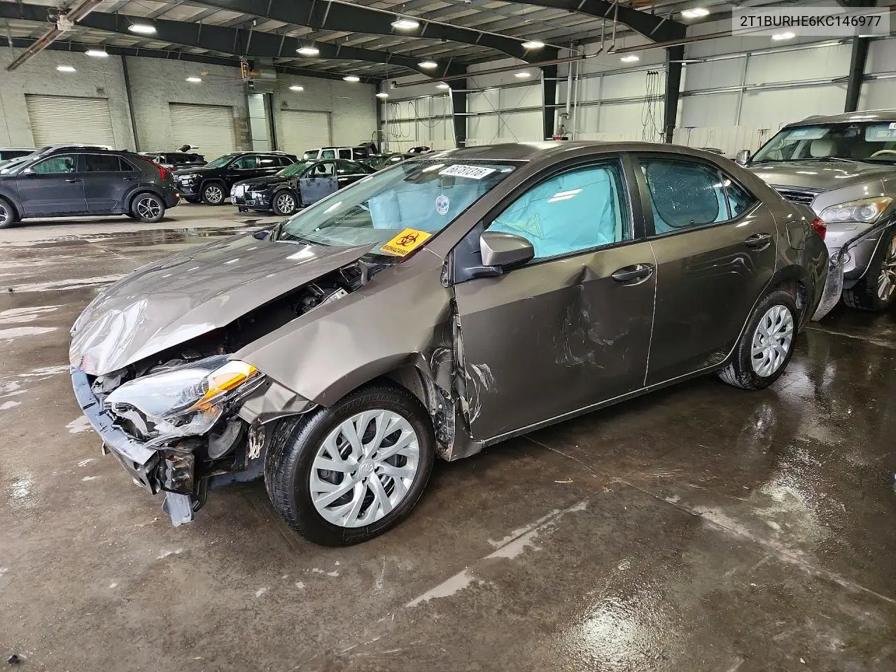 TOYOTA COROLLA 2019, VIN 2T1BURHE6KC146977