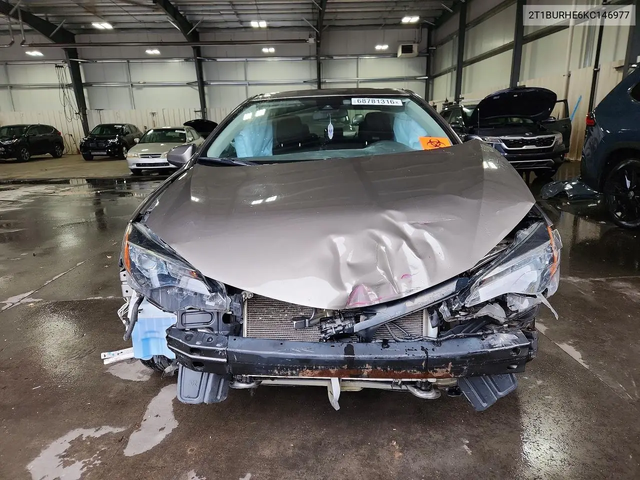 2019 TOYOTA COROLLA VIN 2T1BURHE6KC146977 — фото 5