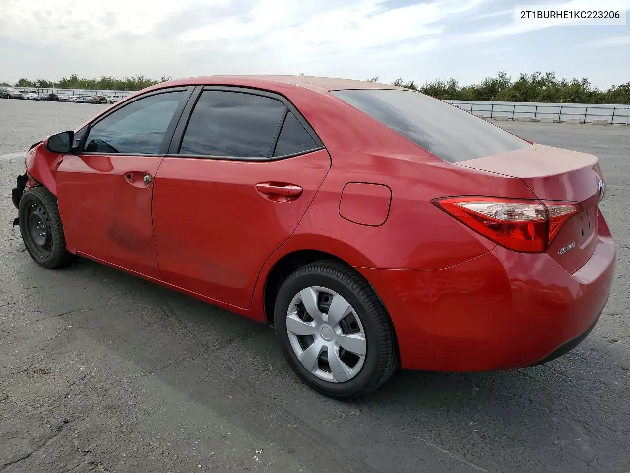 2019 TOYOTA COROLLA VIN 2T1BURHE1KC223206 — фото 2