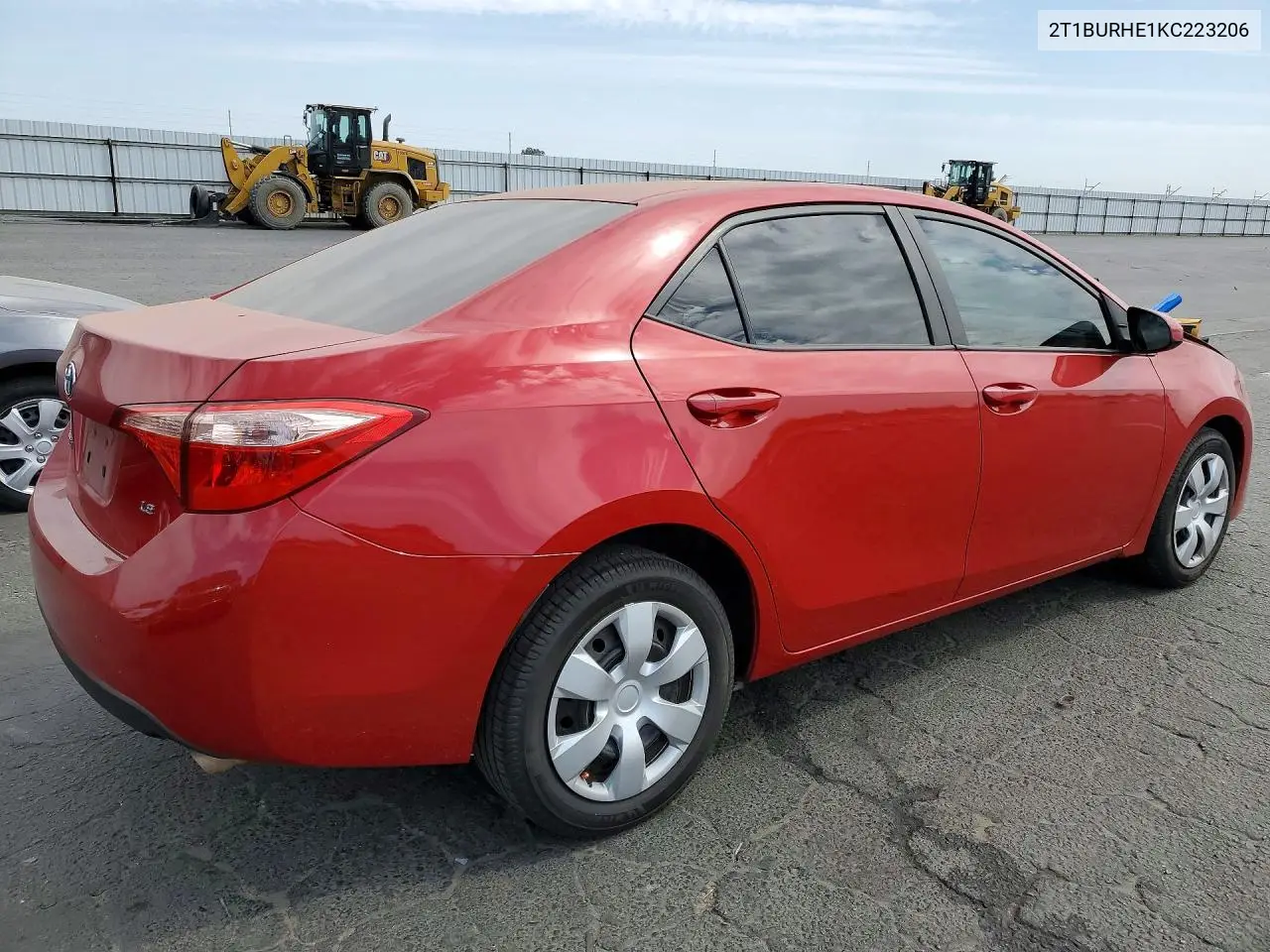 2019 TOYOTA COROLLA VIN 2T1BURHE1KC223206 — фото 3