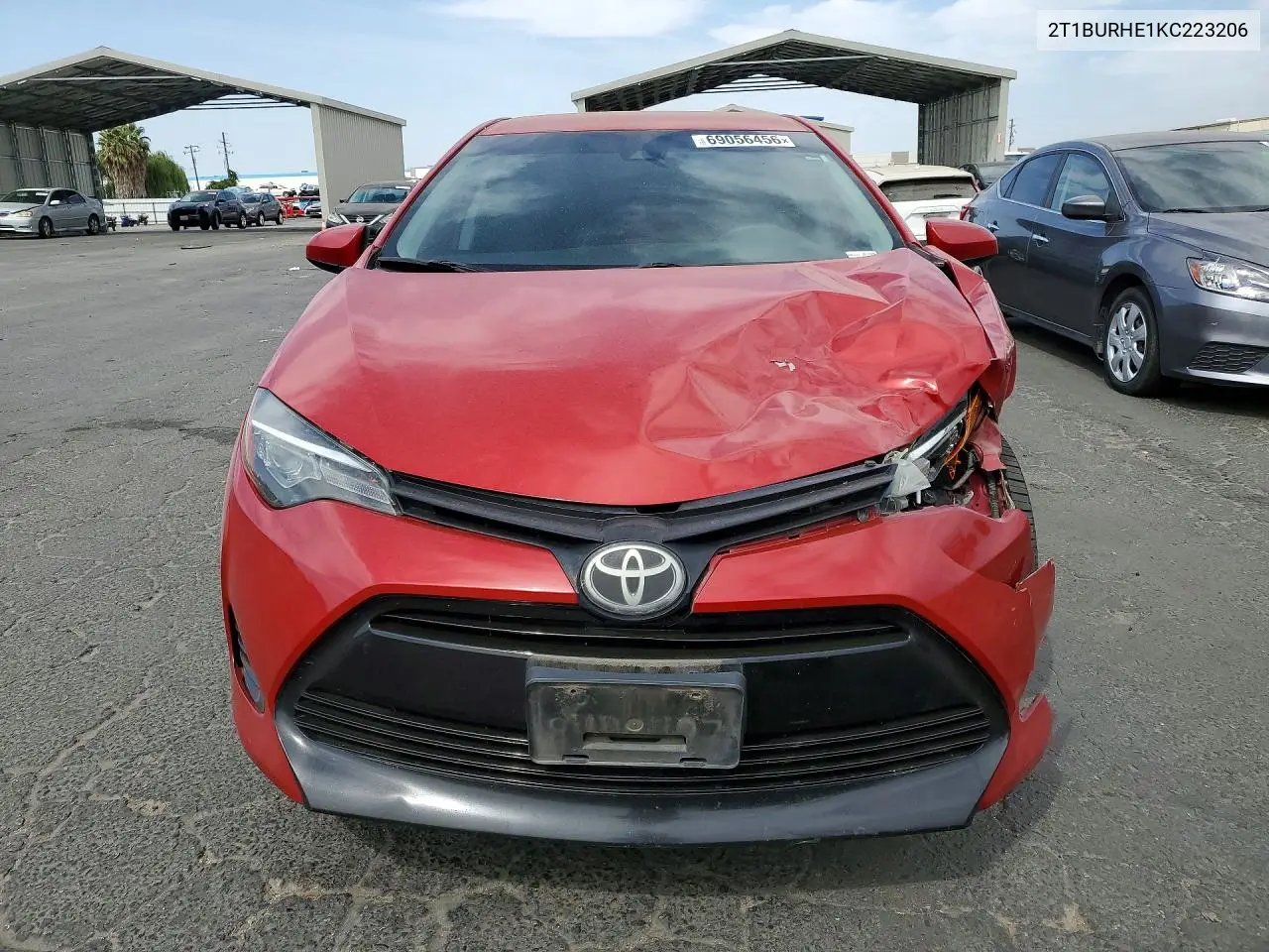 2019 TOYOTA COROLLA VIN 2T1BURHE1KC223206 — фото 5