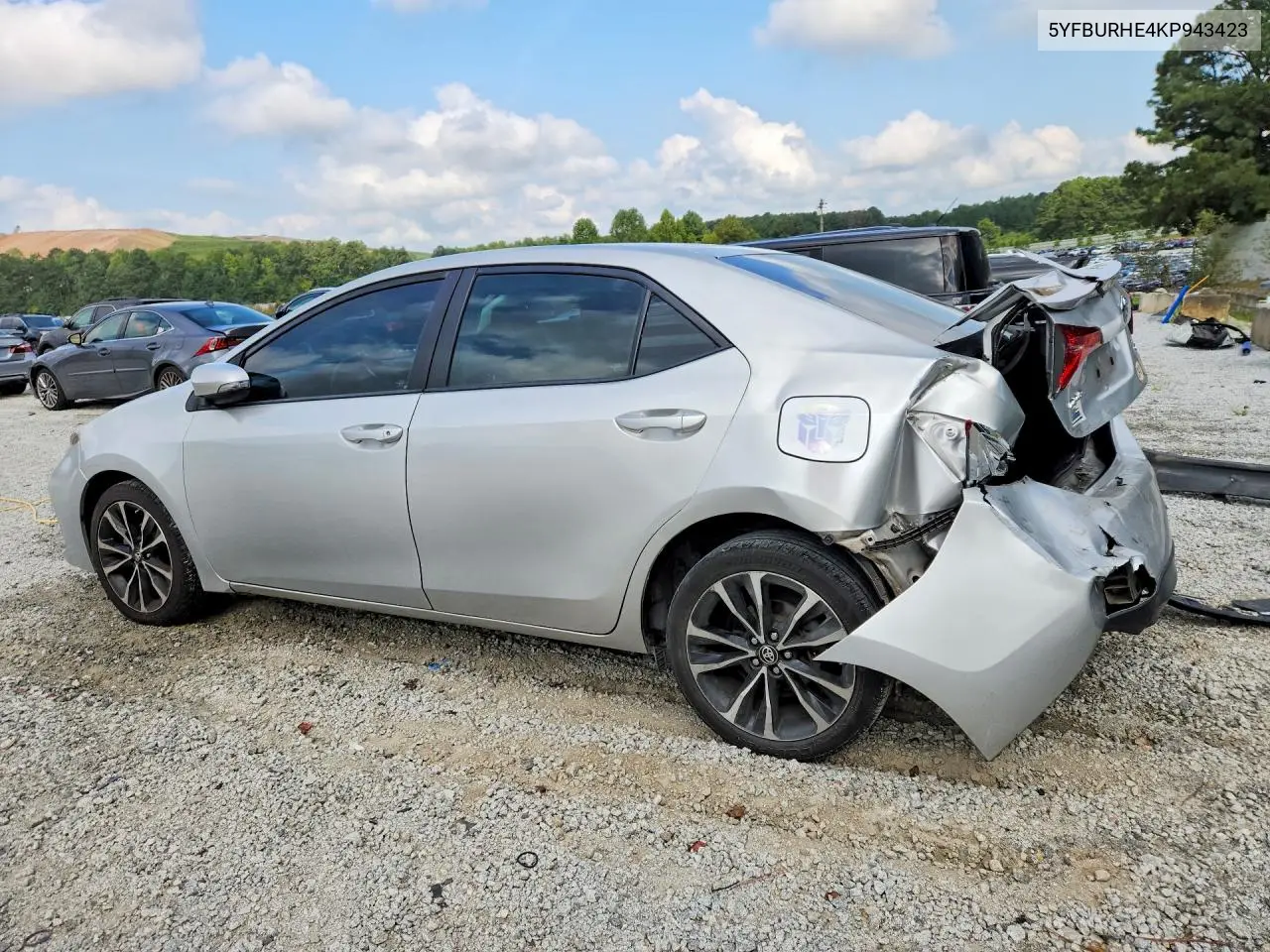 2019 TOYOTA COROLLA VIN 5YFBURHE4KP943423 — фото 2