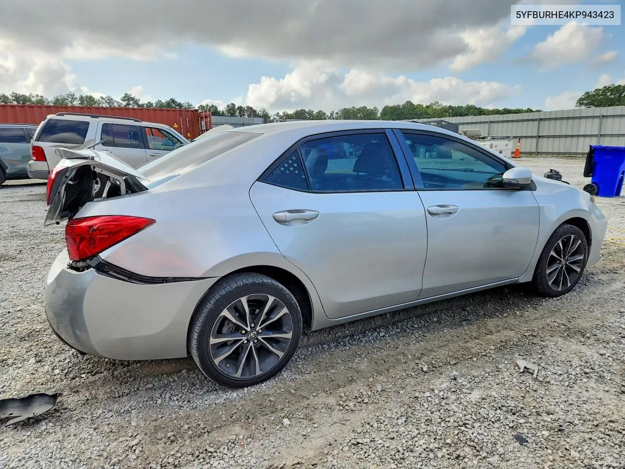 2019 TOYOTA COROLLA VIN 5YFBURHE4KP943423 — фото 3