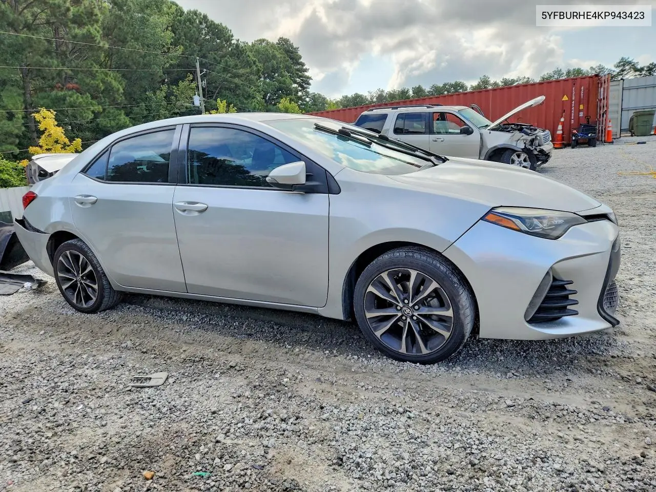 2019 TOYOTA COROLLA VIN 5YFBURHE4KP943423 — фото 4