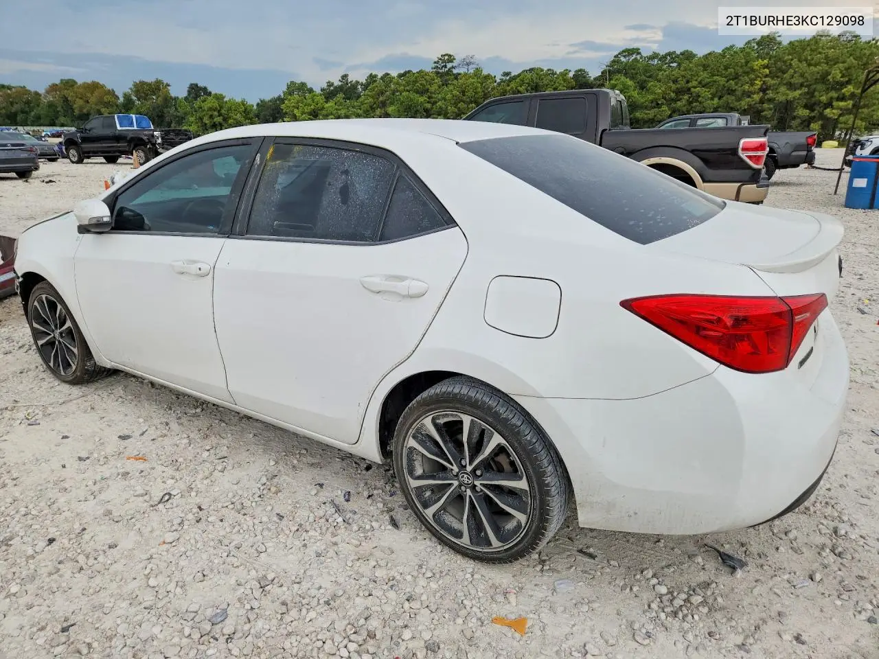 2019 TOYOTA COROLLA VIN 2T1BURHE3KC129098 — фото 2