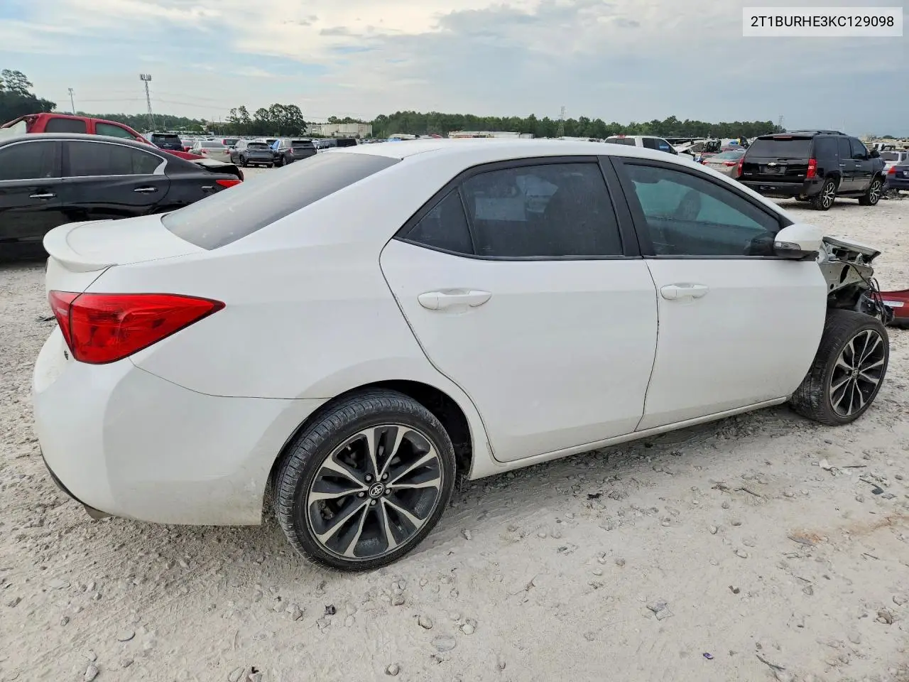 2019 TOYOTA COROLLA VIN 2T1BURHE3KC129098 — фото 3
