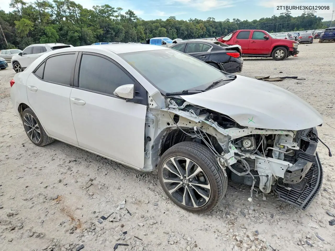 2019 TOYOTA COROLLA VIN 2T1BURHE3KC129098 — фото 4