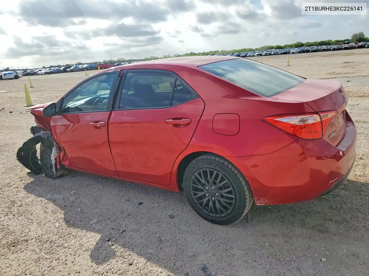 2019 TOYOTA COROLLA VIN 2T1BURHE3KC226141 — фото 2