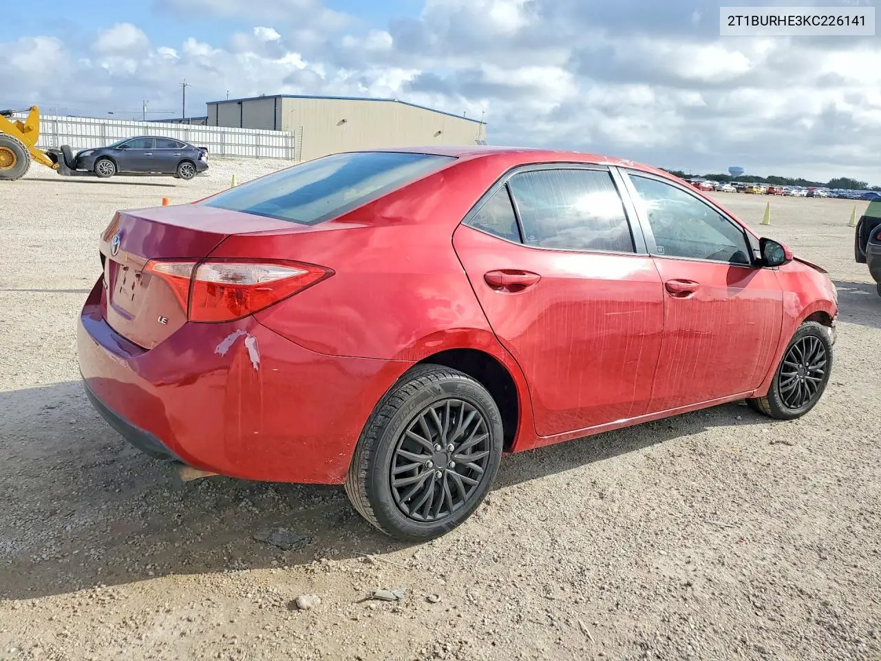 2019 TOYOTA COROLLA VIN 2T1BURHE3KC226141 — фото 3