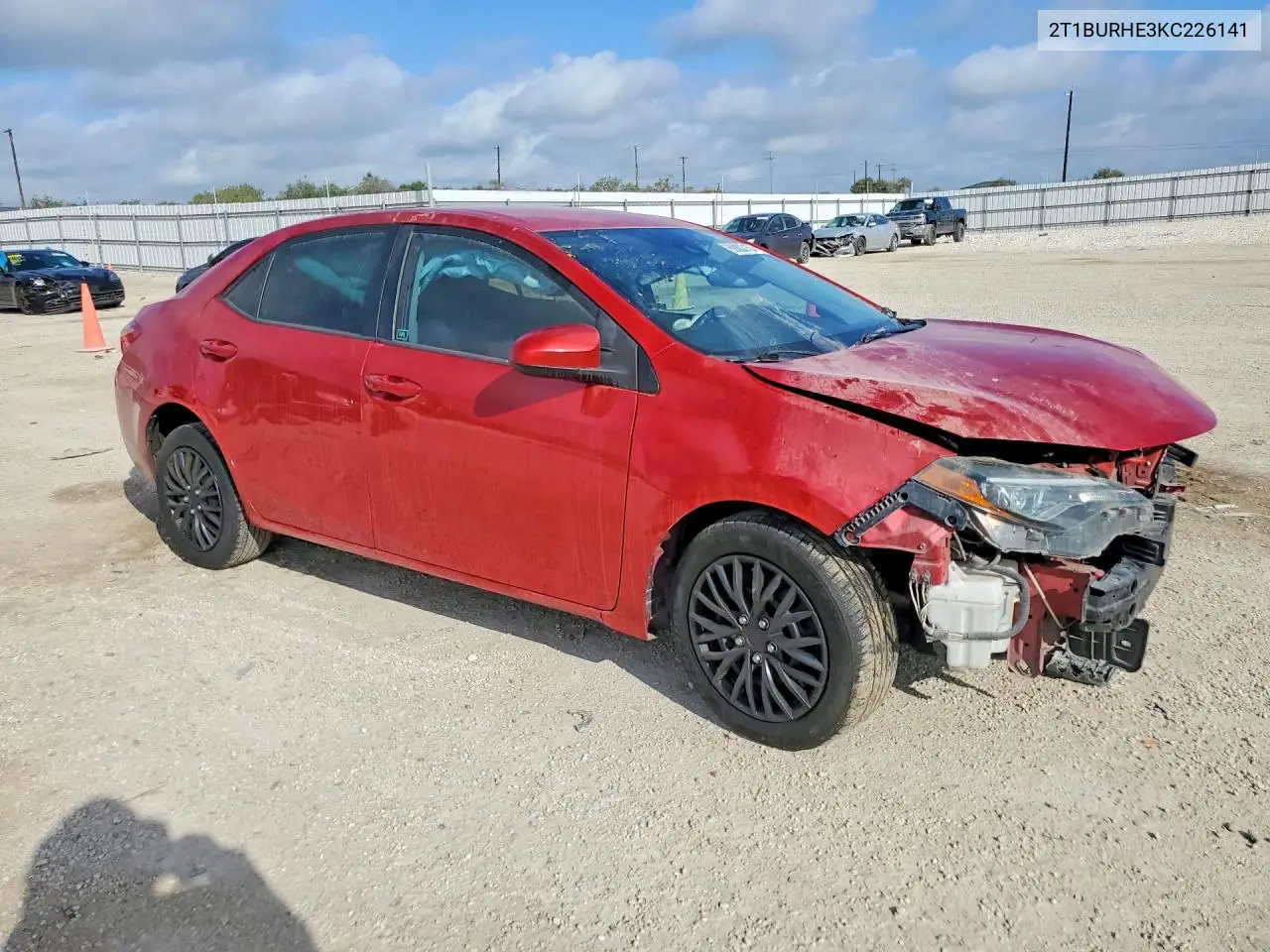 2019 TOYOTA COROLLA VIN 2T1BURHE3KC226141 — фото 4