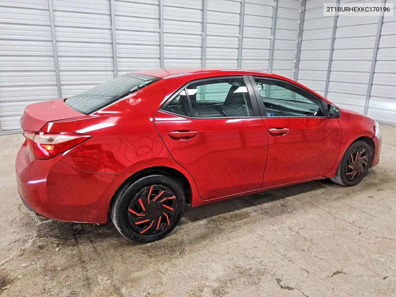 2019 TOYOTA COROLLA VIN 2T1BURHEXKC170196 — фото 3