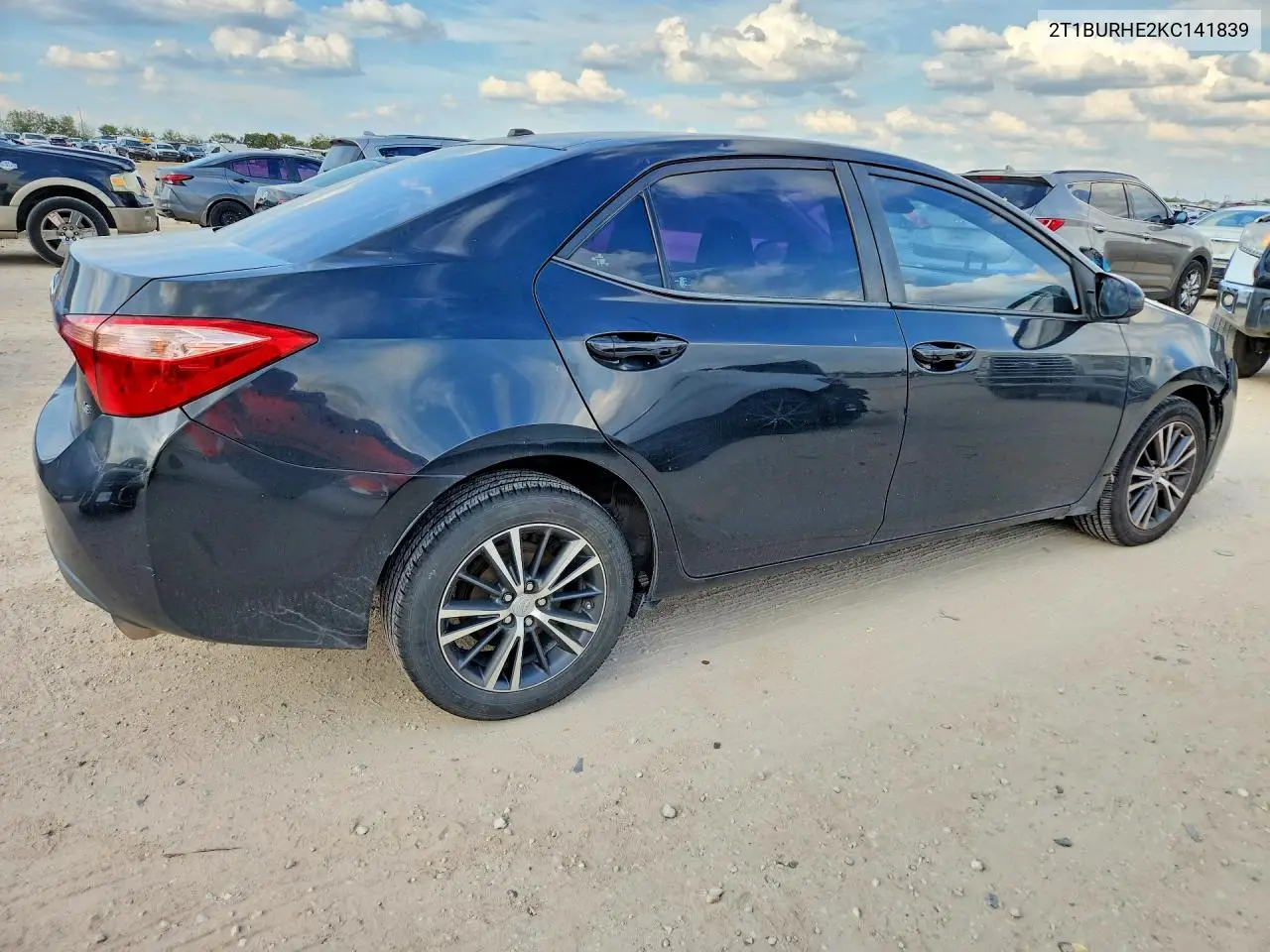 2019 TOYOTA COROLLA VIN 2T1BURHE2KC141839 — фото 3