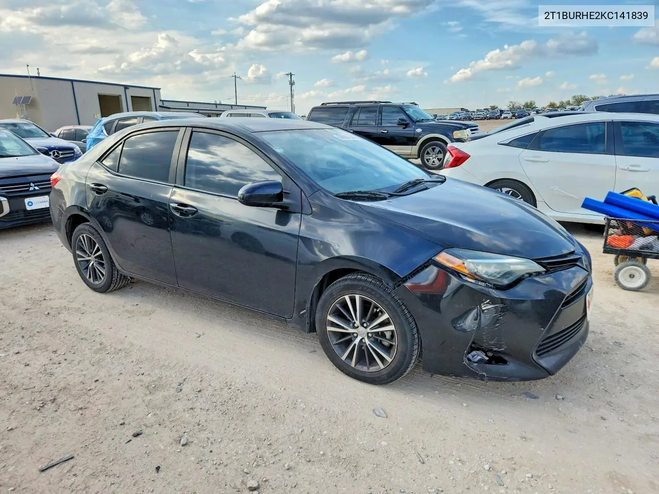 2019 TOYOTA COROLLA VIN 2T1BURHE2KC141839 — фото 4