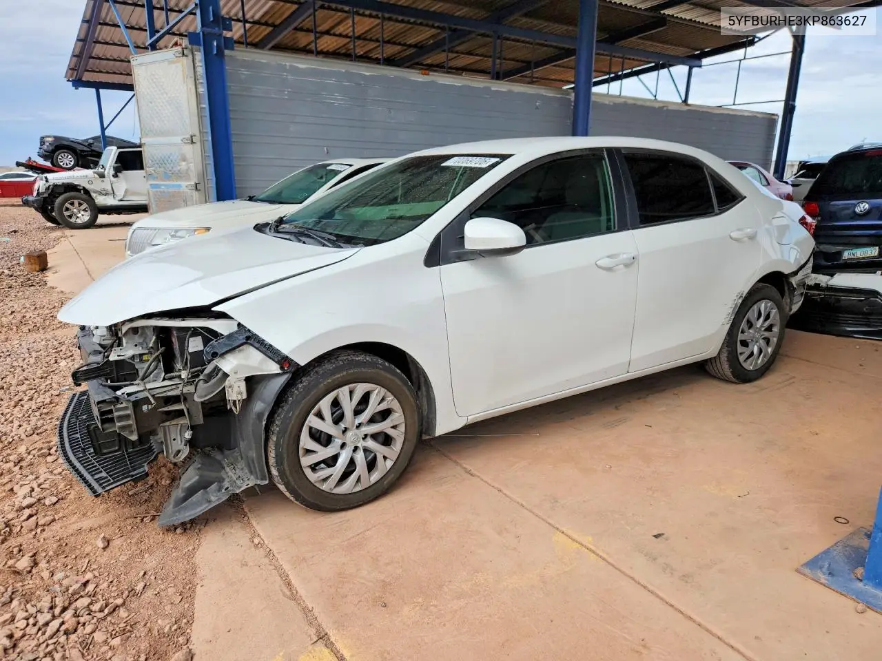 TOYOTA COROLLA 2019, VIN 5YFBURHE3KP863627