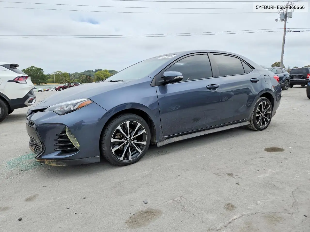 TOYOTA COROLLA 2019, VIN 5YFBURHE6KP866666