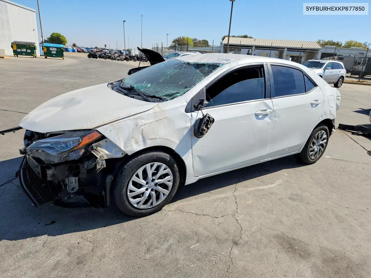TOYOTA COROLLA 2019, VIN 5YFBURHEXKP877850