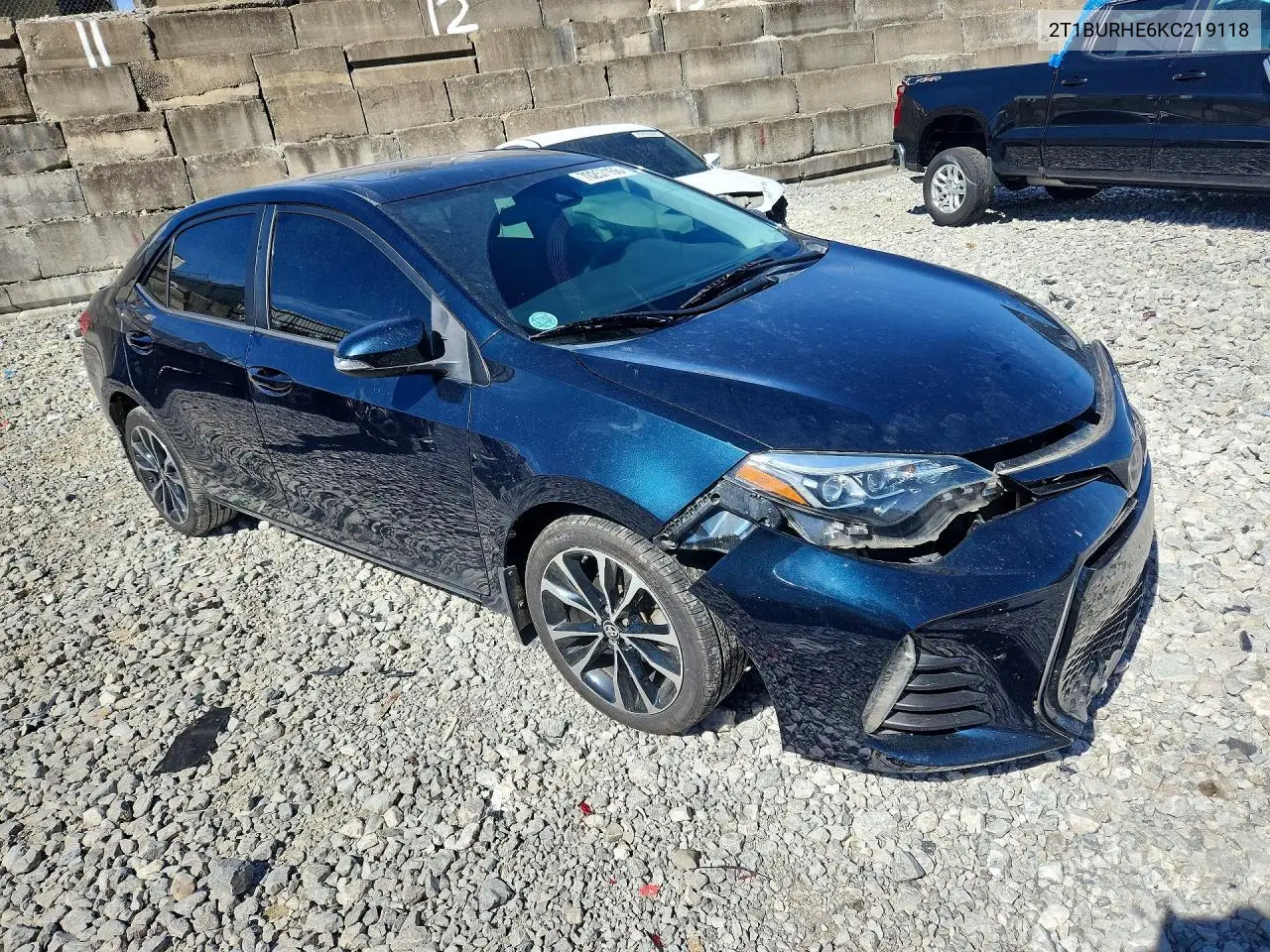 2019 TOYOTA COROLLA VIN 2T1BURHE6KC219118 — фото 4